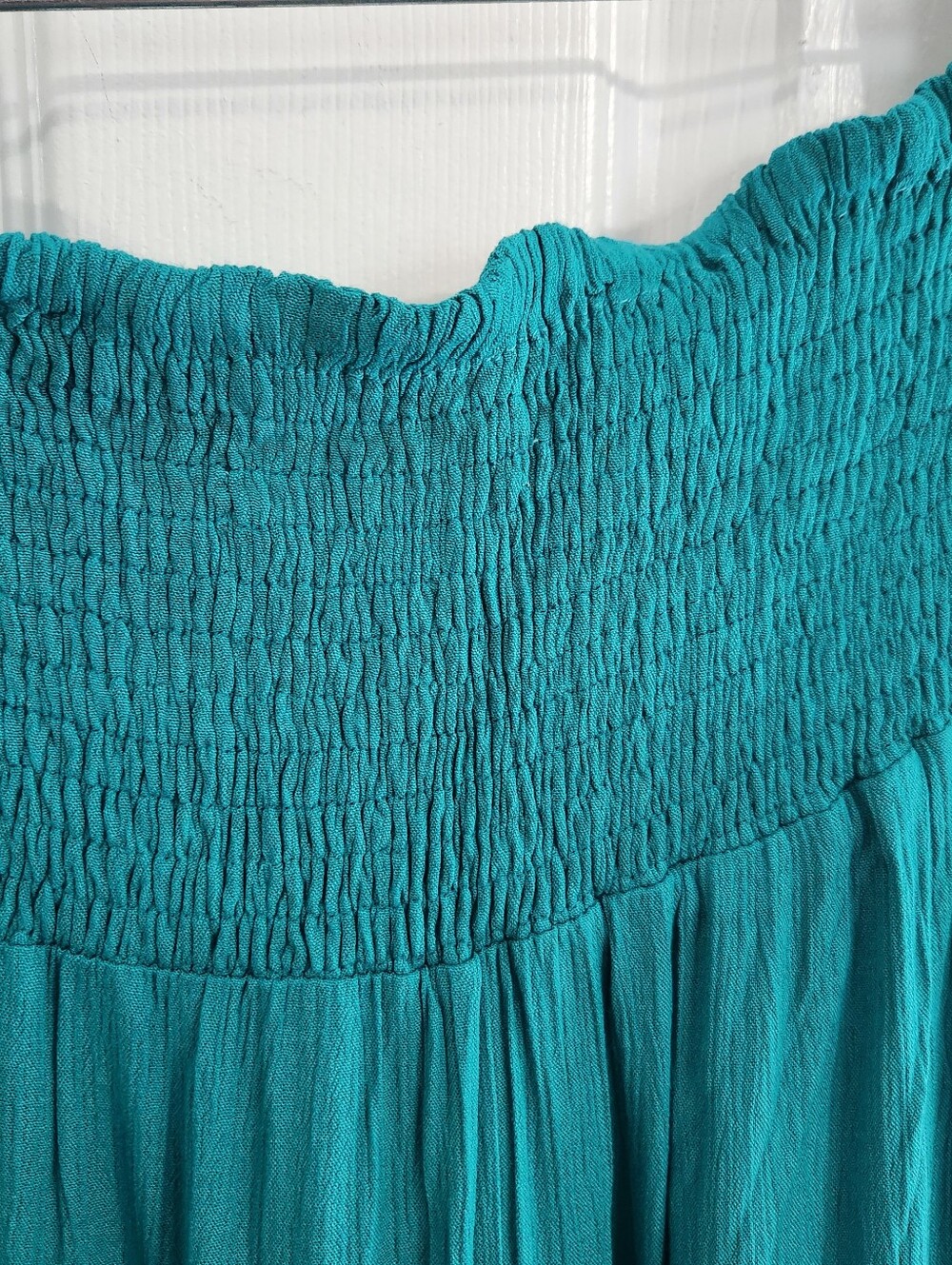 NWT Rhea blue tiered maxi skirt lg/XL boho cottagecore festival Fairycore gypsy - Picture 6 of 8
